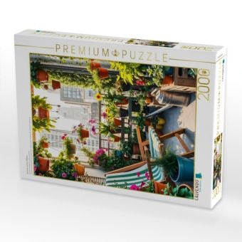 Produktbild: CALVENDO Puzzle Sommer auf dem Balkon | 2000 Teile Lege-Gr&ouml;&szlig;e 90x67cm Foto-Puzzle f&uuml;r gl&uuml;ckliche Stunden