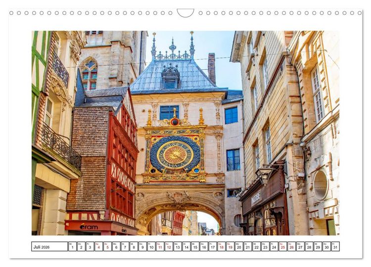 Produktbild: Ein traumhaftes Reiseziel - Normandie und Bretagne (Wandkalender 2026 DIN A3 quer), CALVENDO Monatskalender