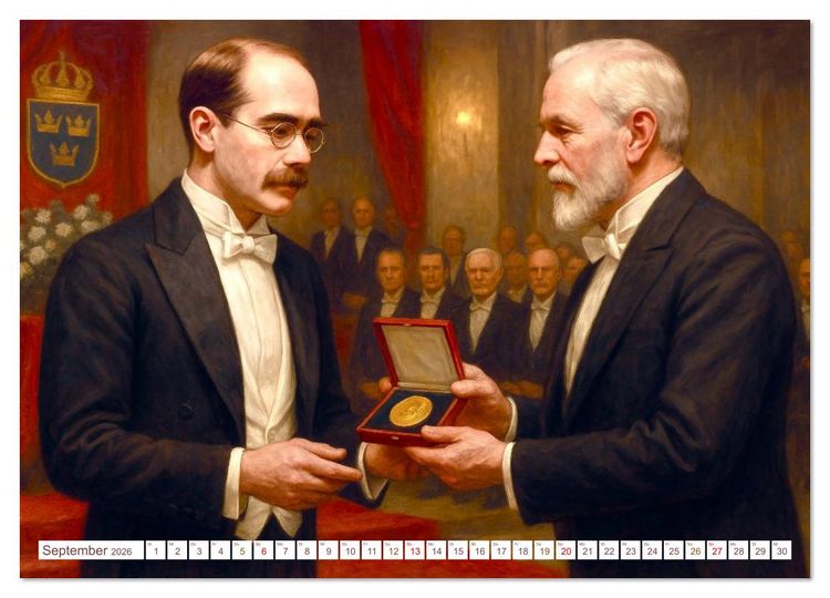 Produktbild: Rudyard Kipling (hochwertiger Premium Wandkalender 2026 DIN A2 quer), Kunstdruck in Hochglanz