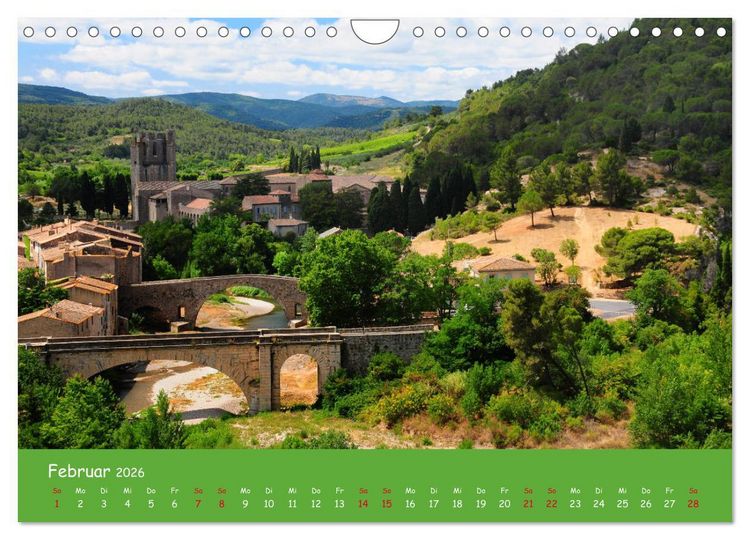 Produktbild: Quer durch S&uuml;dfrankreich (Wandkalender 2026 DIN A4 quer), CALVENDO Monatskalender