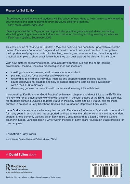 Produktbild: Planning for Children's Play and Learning