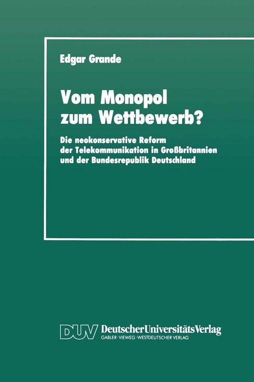 Produktbild: Vom Monopol zum Wettbewerb?
