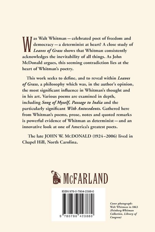 Produktbild: Walt Whitman, Philosopher Poet