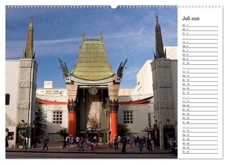 Produktbild: Kalifornien USA (Wandkalender 2026 DIN A2 quer), CALVENDO Monatskalender