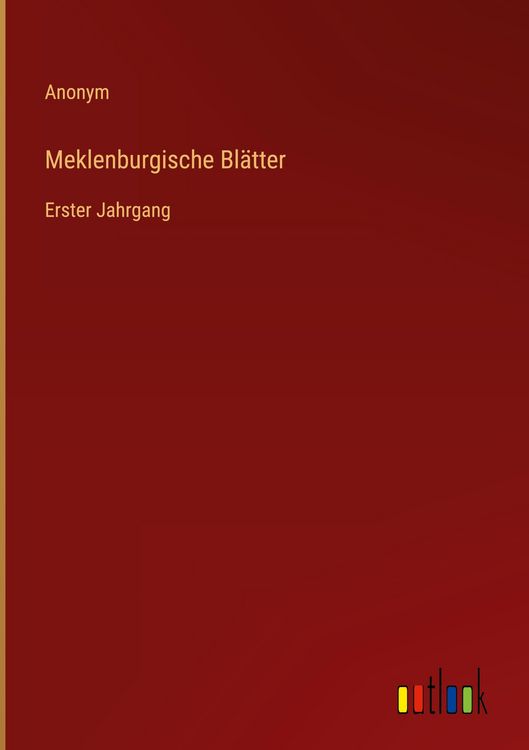 Produktbild: Meklenburgische Bl&auml;tter