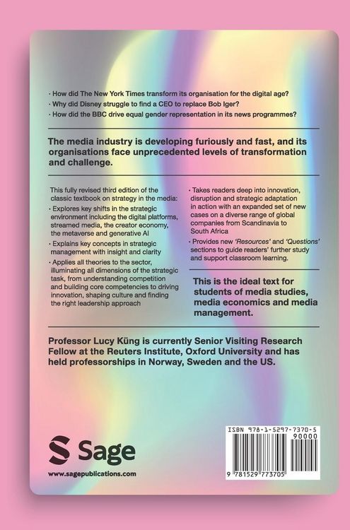 Produktbild: Strategic Management in the Media