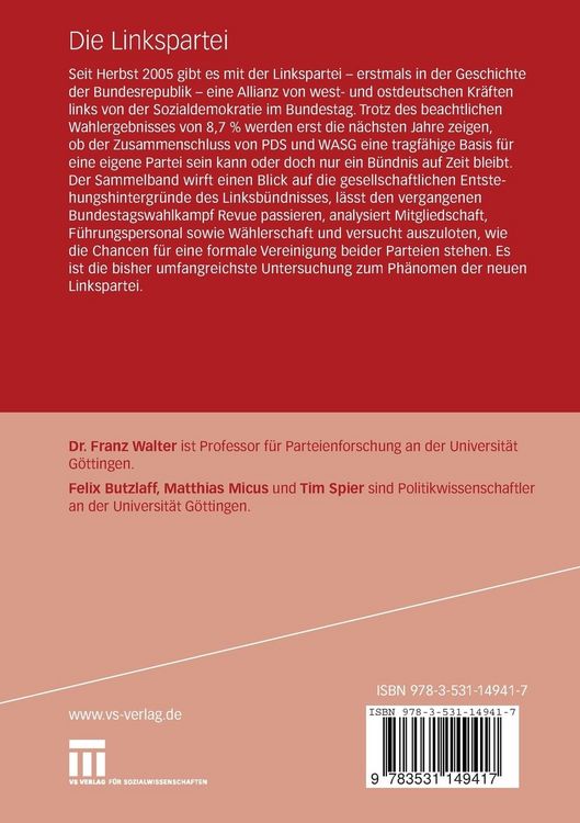 Produktbild: Die Linkspartei