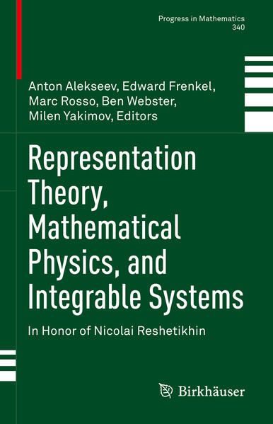 Produktbild: Representation Theory, Mathematical Physics, and Integrable Systems