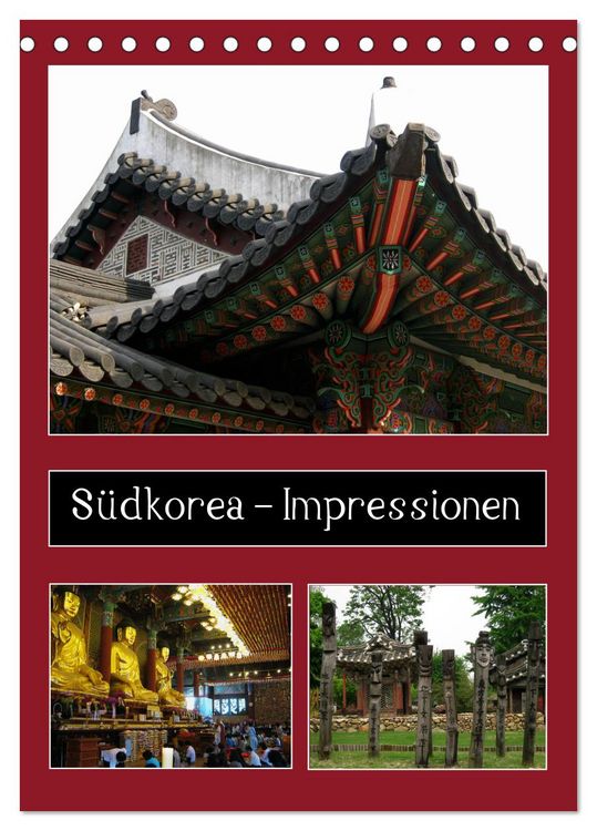 Produktbild: S&uuml;dkorea &ndash; Impressionen (Tischkalender 2026 DIN A5 hoch), CALVENDO Monatskalender