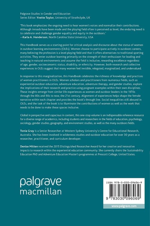 Produktbild: The Palgrave International Handbook of Women and Outdoor Learning