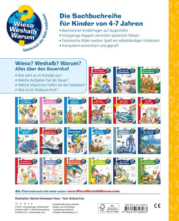 Produktbild: Wieso? Weshalb? Warum? Band 3 - Alles &uuml;ber den Bauernhof