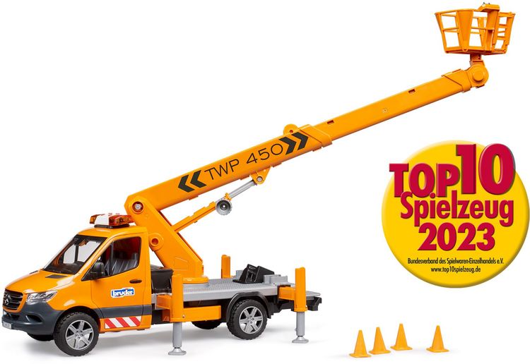 Produktbild: bruder 02679 MB Sprinter Arbeitsb&uuml;hne mit L+S Modul
