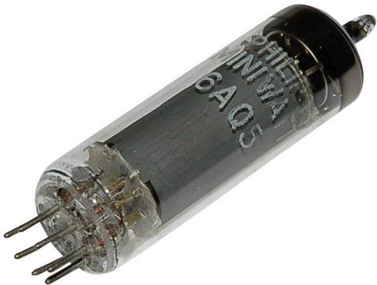 Produktbild: WECK EL 90 = 6 AQ 5 Elektronenr&ouml;hre Endpentode 250 V 45 mA Polzahl: 7 Sockel: B7G Inhalt 1 St.