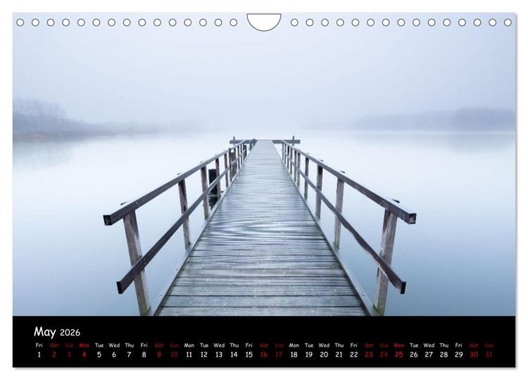 Produktbild: Moody calendar (Wall Calendar 2026 DIN A4 landscape), CALVENDO 12 Month Wall Calendar