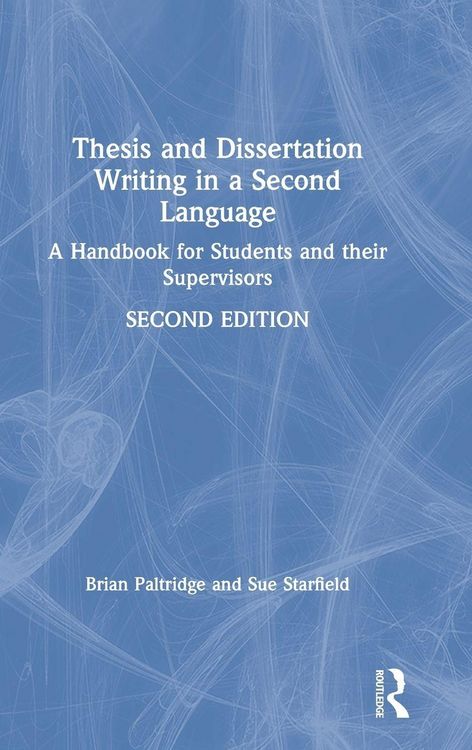 Produktbild: Thesis and Dissertation Writing in a Second Language