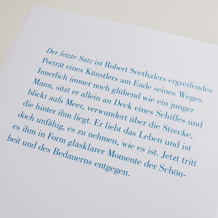 Produktbild: Der letzte Satz