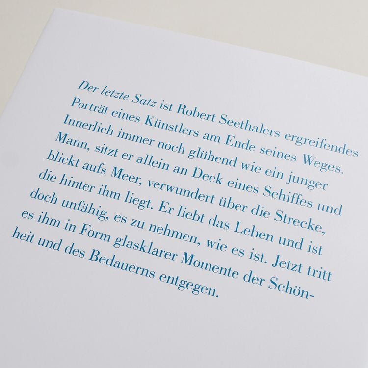 Produktbild: Der letzte Satz
