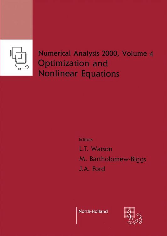 Produktbild: Nonlinear Equations and Optimisation