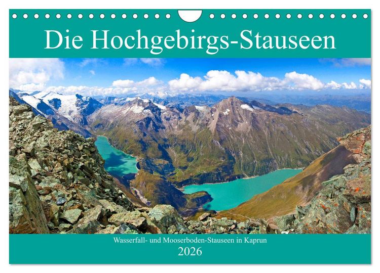 Produktbild: Die Hochgebirgs-Stauseen (Wandkalender 2026 DIN A4 quer), CALVENDO Monatskalender