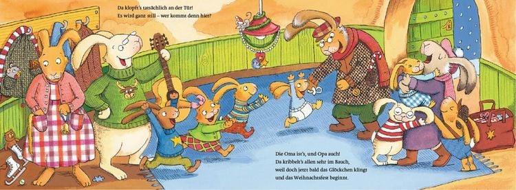 Produktbild: Wenn sieben weihnachtliche Hasen fr&ouml;hlich um die Tanne rasen