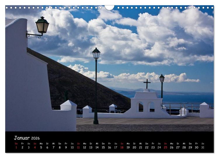 Produktbild: Lanzarote - Insel der Vulkane (Wandkalender 2026 DIN A3 quer), CALVENDO Monatskalender