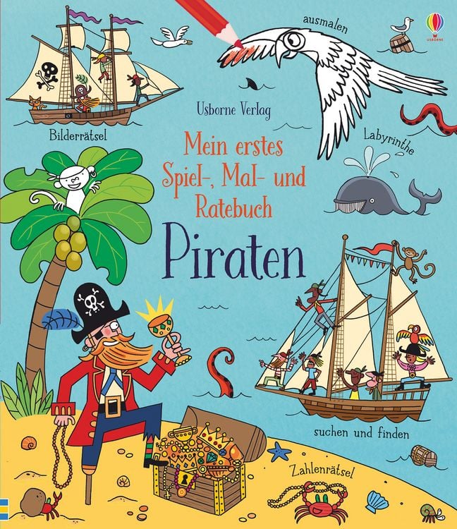 Produktbild: Mein erstes Spiel-, Mal- und Ratebuch: Piraten