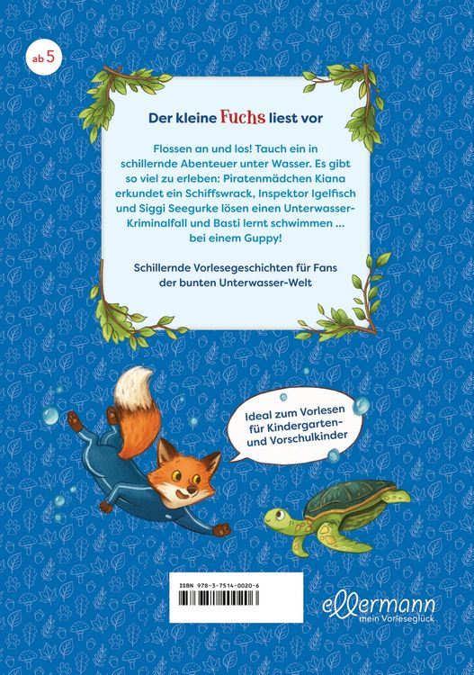 Produktbild: Der kleine Fuchs liest vor. Blubberfisch und flotte Flossen