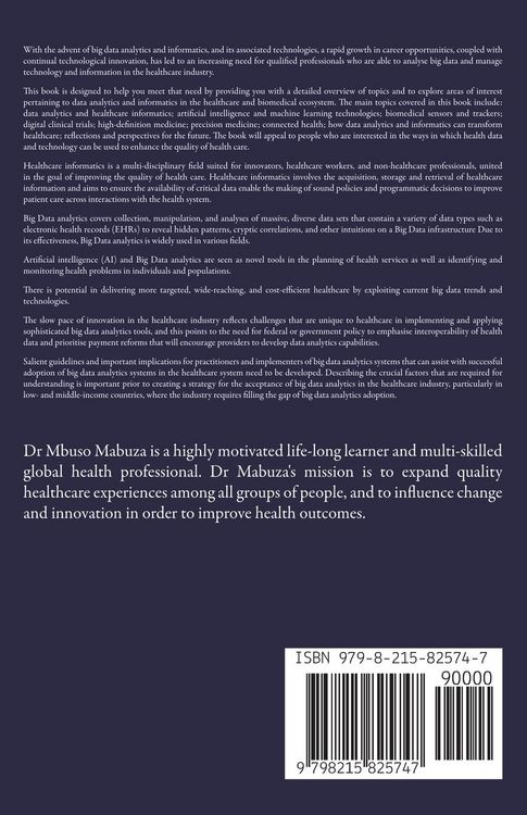 Produktbild: Health Data Analytics And Informatics