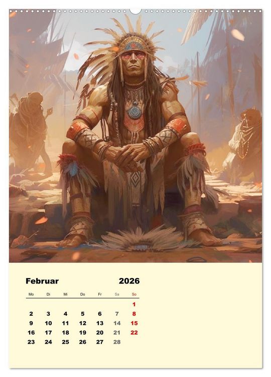 Produktbild: Indian Fantasy (hochwertiger Premium Wandkalender 2026 DIN A2 hoch), Kunstdruck in Hochglanz