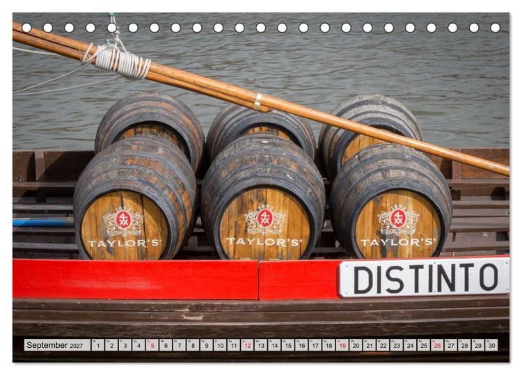 Produktbild: Porto Magisch - Am Ufer des Douro (Tischkalender 2027 DIN A5 quer), CALVENDO Monatskalender