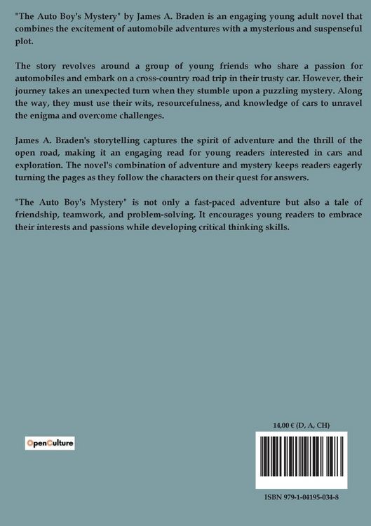Produktbild: The Auto Boy's Mystery