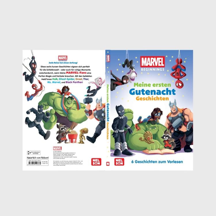 Produktbild: MARVEL Beginnings: Meine ersten Gutenacht-Geschichten