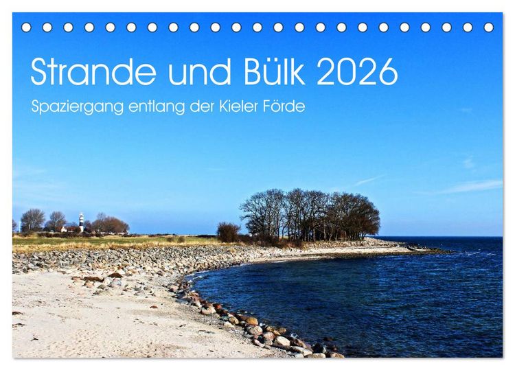Produktbild: Strande und B&uuml;lk 2026 (Tischkalender 2026 DIN A5 quer), CALVENDO Monatskalender