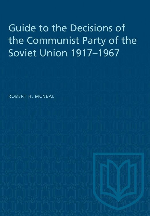 Produktbild: Guide to the Decisions of the Communist Party of the Soviet Union 1917-1967