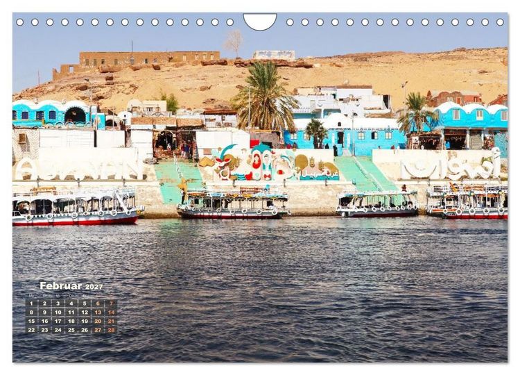Produktbild: &Auml;gypten - Landschaften entlang des Nils (Wandkalender 2027 DIN A4 quer), CALVENDO Monatskalender