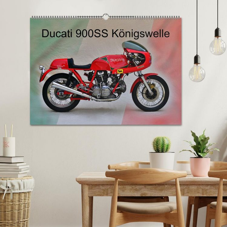Produktbild: Ducati 900SS K&ouml;nigswelle (Wandkalender 2026 DIN A2 quer), CALVENDO Monatskalender