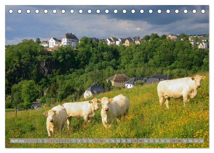 Produktbild: Burgen in Deutschland (Tischkalender 2026 DIN A5 quer), CALVENDO Monatskalender