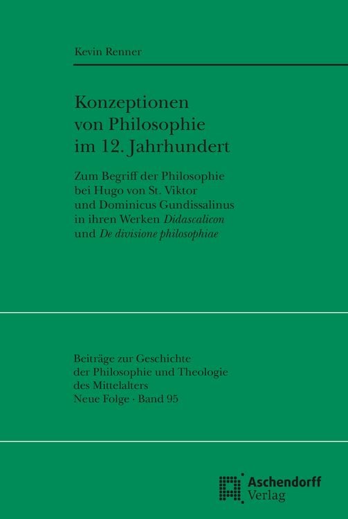 Produktbild: Konzeptionen von Philosophie im 12. Jahrhundert