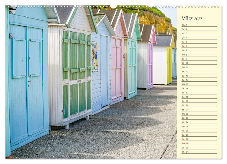 Produktbild: Zauberhafte Normandie: Frankreichs wilde, wunderbare K&uuml;ste (hochwertiger Premium Wandkalender 2027 DIN A2 quer), Kunstdruck in Hochglanz
