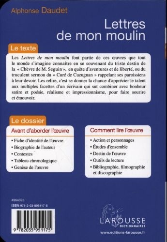 Produktbild: Lettres de mon moulin