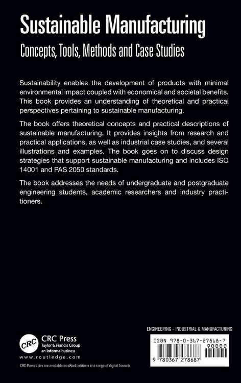 Produktbild: Sustainable Manufacturing