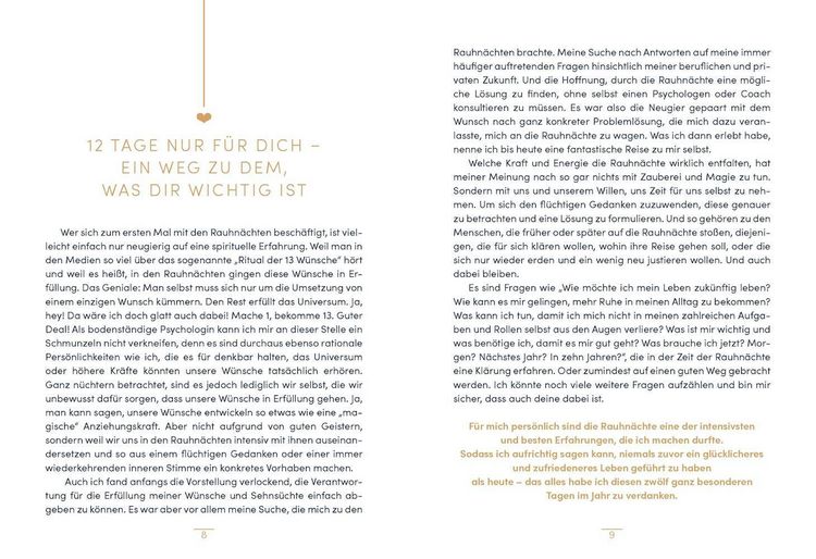 Produktbild: Rauhn&auml;chte &ndash; 12 Tage nur f&uuml;r dich