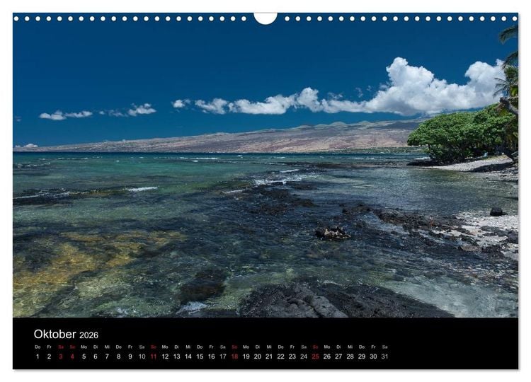 Produktbild: Hawaiianische Tr&auml;ume Big Island (Wandkalender 2026 DIN A3 quer), CALVENDO Monatskalender