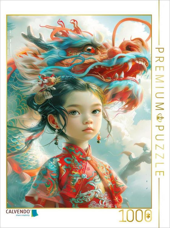 Produktbild: CALVENDO Puzzle Mein Drache | 1000 Teile Lege-Gr&ouml;&szlig;e 64x48cm Foto-Puzzle f&uuml;r gl&uuml;ckliche Stunden