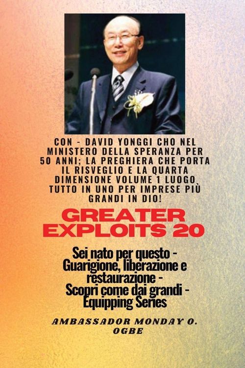 Produktbild: Grandi imprese - 20 Con - David Yonggi Cho Nel ministero della speranza per 50 anni; ..