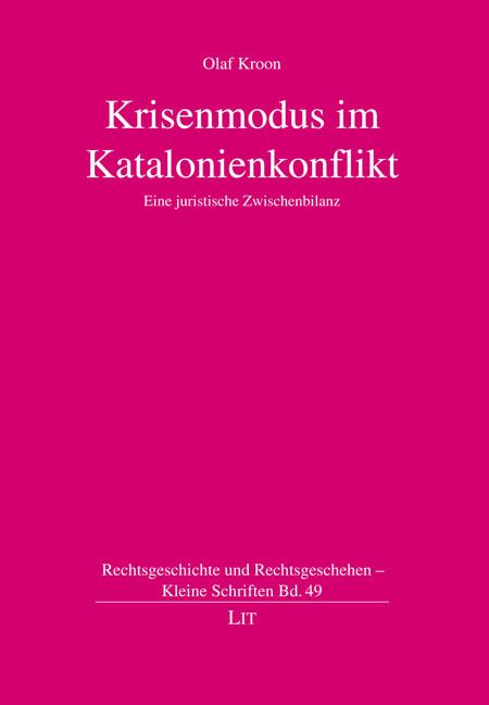 Produktbild: Krisenmodus im Katalonienkonflikt