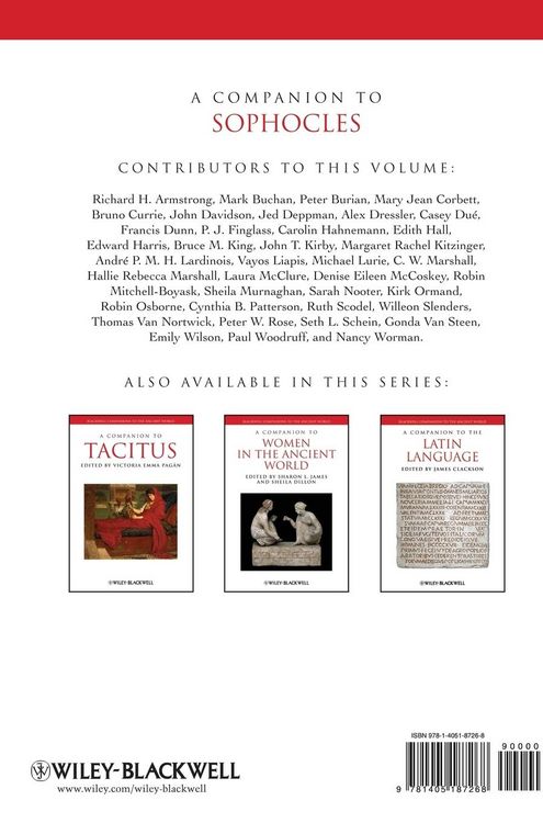 Produktbild: A Companion to Sophocles