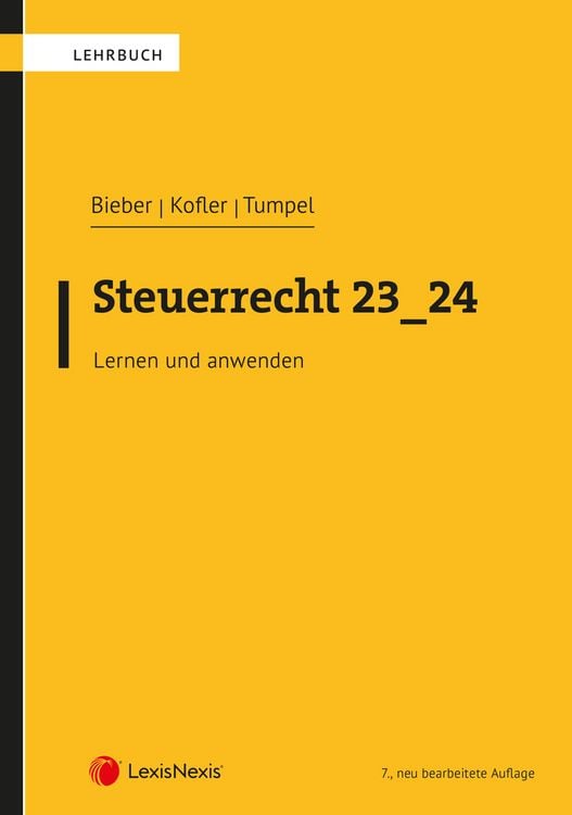 Bild vom Artikel Steuerrecht 23_24 vom Autor Valentin Bendlinger