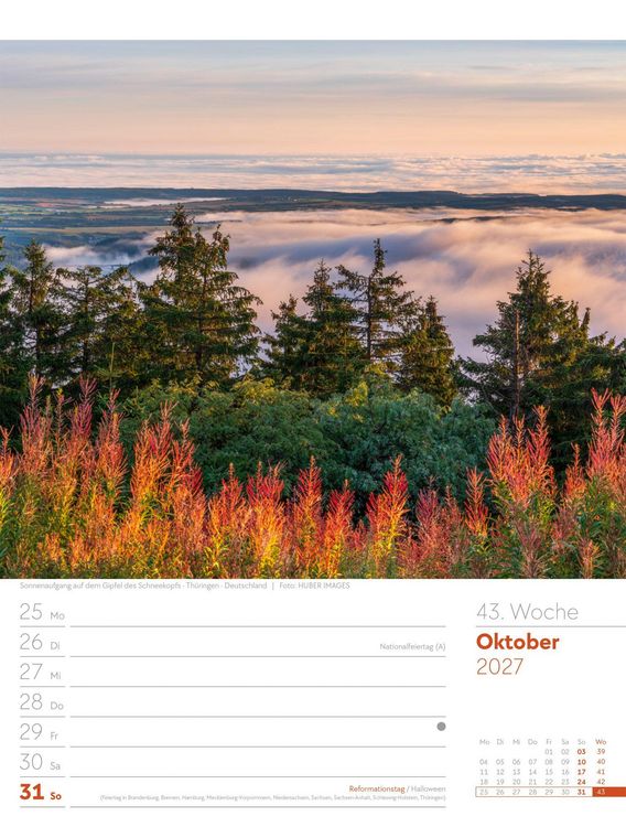 Produktbild: Unser Wald Wochenplaner Kalender 2027