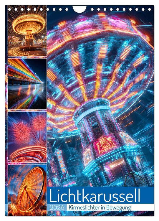 Produktbild: Lichtkarussell (Wandkalender 2026 DIN A4 hoch), CALVENDO Monatskalender